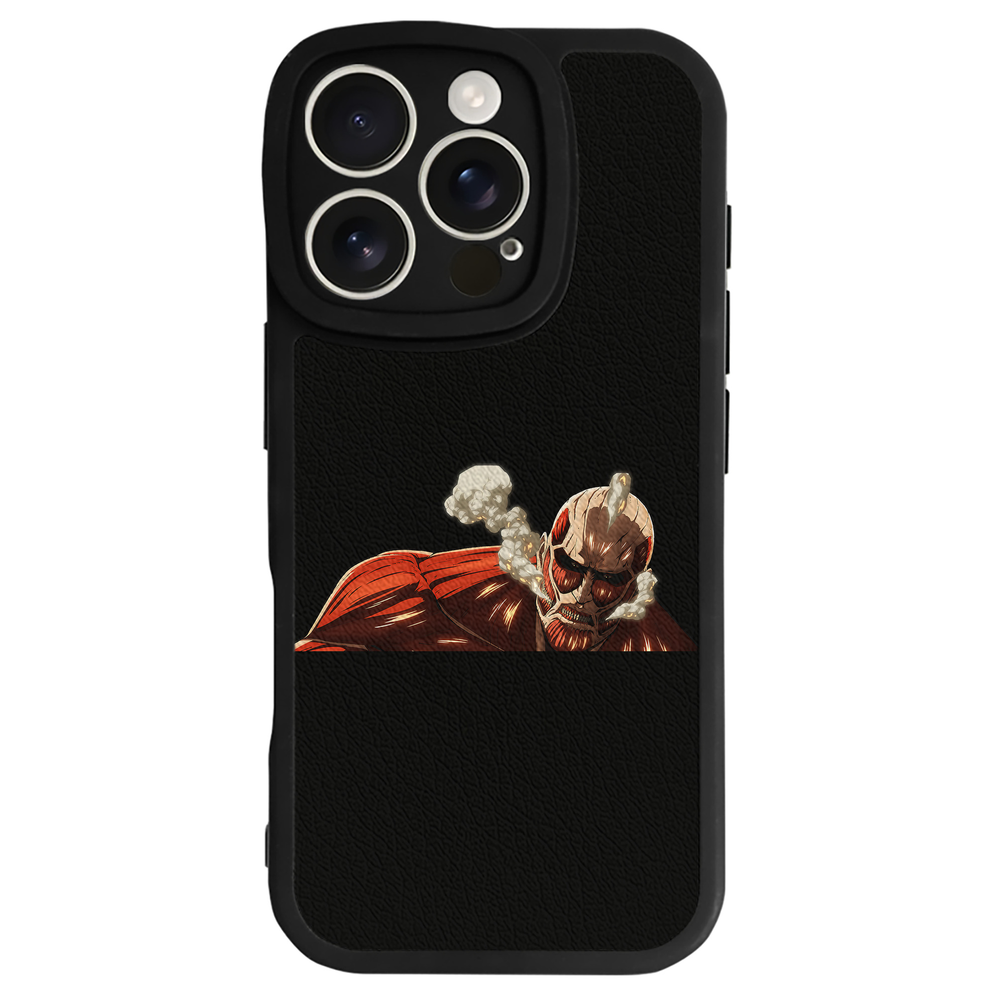 （画像用） 進撃の巨人 Attack on Titan 【iPhone 16シリーズ対応】シリコンスマホケース（レザー調） 材質：シリコン